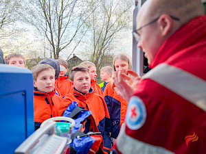 Bild Wasserwacht zu Besuch bei der GJF