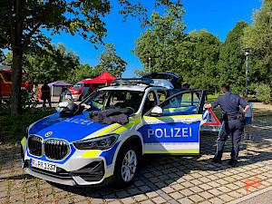 Bild Blaulichttag an der GMS Vilseck